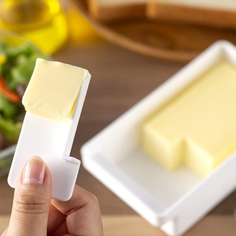 Japan Butter Box Cutting Organizer With Lid Cheese Preserving Box Serving Tools Kitchen Box Cheese Cutter Crisper Box