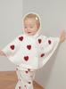 BABY Airy Moco Heart Poncho PBNT254435RED80