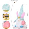 Easter LED Glowing Faceless Gnome Doll Cute Rabbit Ornament Kids Gift Favors 2025 Spring Easter Decoration for Home Party Supply