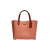 Weide 24 Drehverschluss Reißverschluss Doppellagig Kieselsteinleder Eimer Tote Einkaufstasche Schulter Crossbody Handtasche Mittel Damen Tote C8561-B4TXP