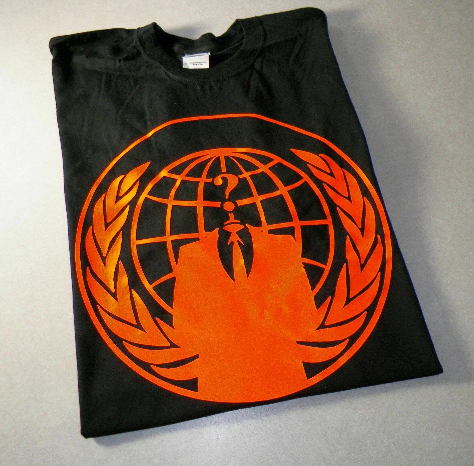 Anonymous Anon Blazing Orange Crest t shirt tee Globe XS