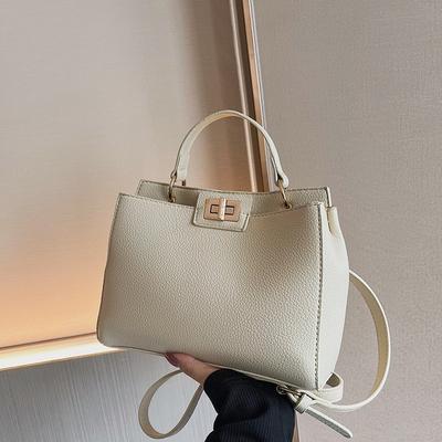 New Shoulder Messenger Bag Trendy Portable Texture Personalized Casual Women's Small Square Bag