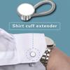 10pcs Zinc Zinc Alloy Spring Collar Extenders 10Pcs Set Dress Shirt Clips Shirt Cuff Button Flex Weight Gain