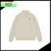Men's Embroidered Half-Zip Stand Collar Hoodie 2024 - Comfortable, Versatile & Stylish for Autumn