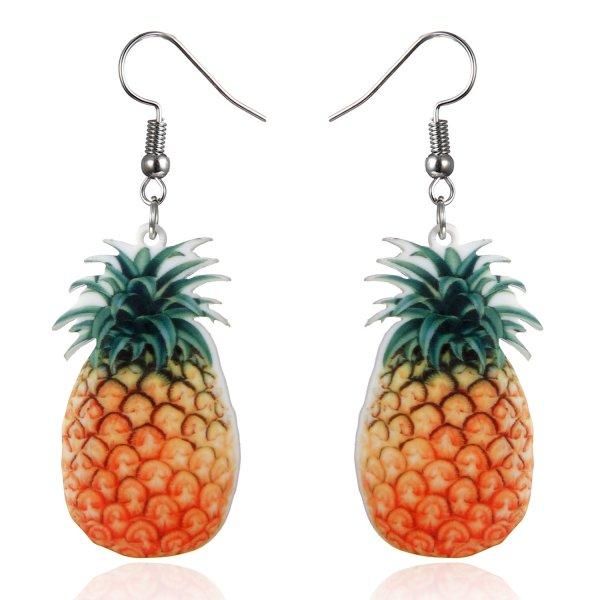 New Fashion Strawberry Cake Earrings For Women Resin Handmade Cute Watermelon Lemon Drop Earring Girl Birthday Ear Jewelry Gifts