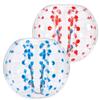 SucceBuy 2-Pack 5FT/1.5M Inflatable Bumper Balls 0.8mm Thick Bubble Soccer Balls Inflatable Zorb Balls for Adults or Children