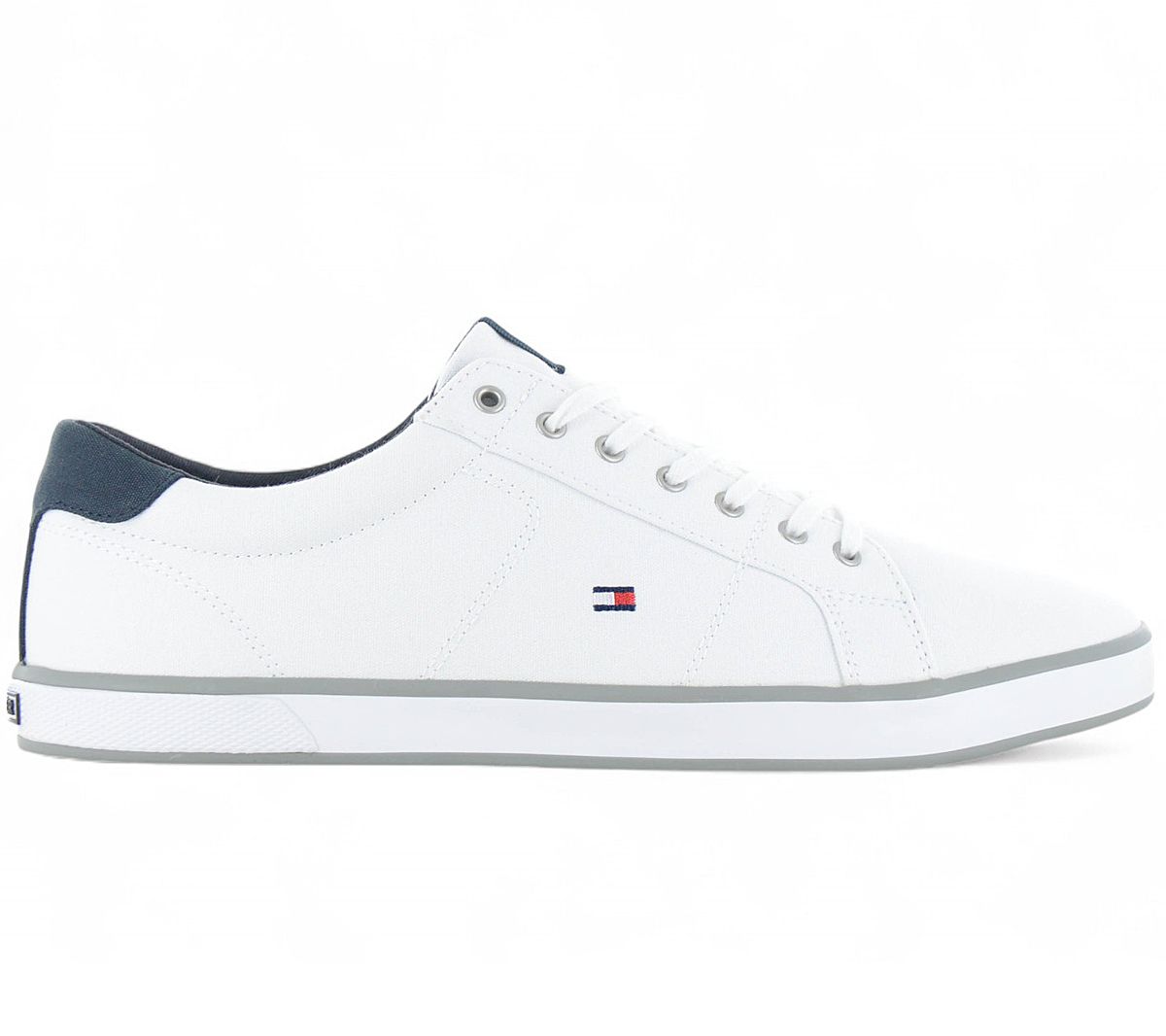 

Tommy Hilfiger Harlow - Men s Sneakers Shoes Canvas White FM0FM00596-100 ORIGINAL EU 42 UK 8 белый