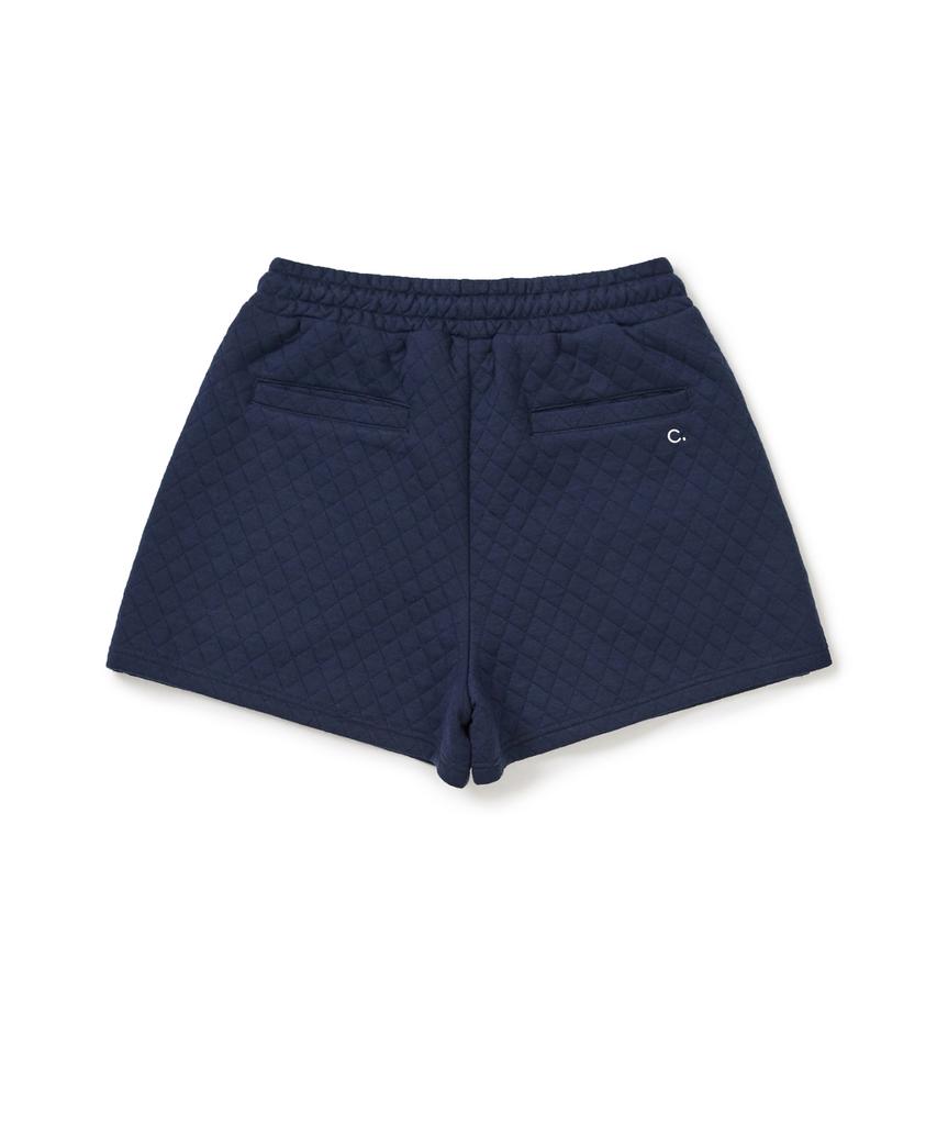 CLOVE [25Fw Clove] Quilted Banding Shorts (Navy)