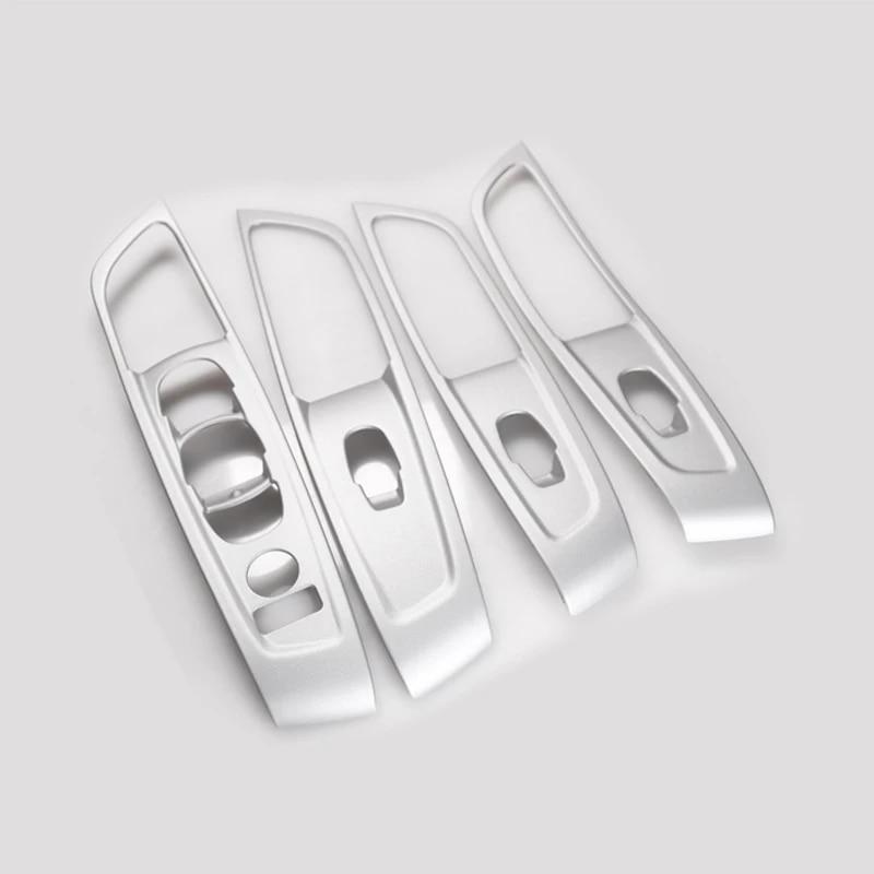 

Декоративная наклейка на панель подъемника автомобильной двери Renault Koleos Samsung QM6 2016-2023 ABS silver