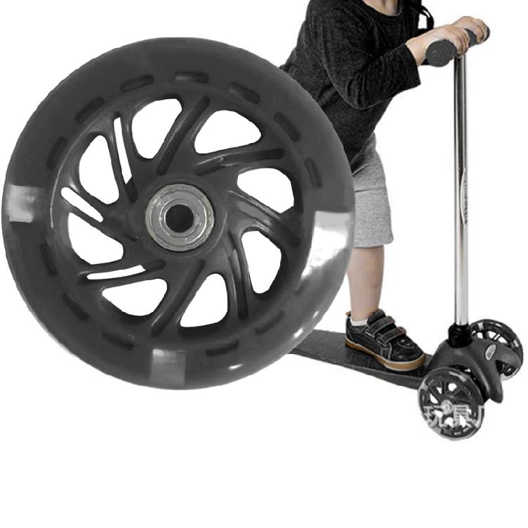 Scooter Wheel Mute Flash Wheel For Children Scooter Flashing Light Kid Toy Wheel