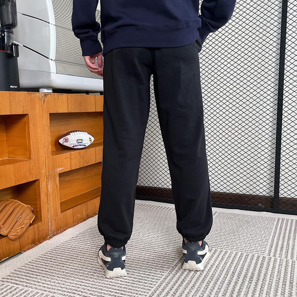 Puma Breathable Elastic Casual Knitted Sports Pants Unisex Bottoms Black 627450-01