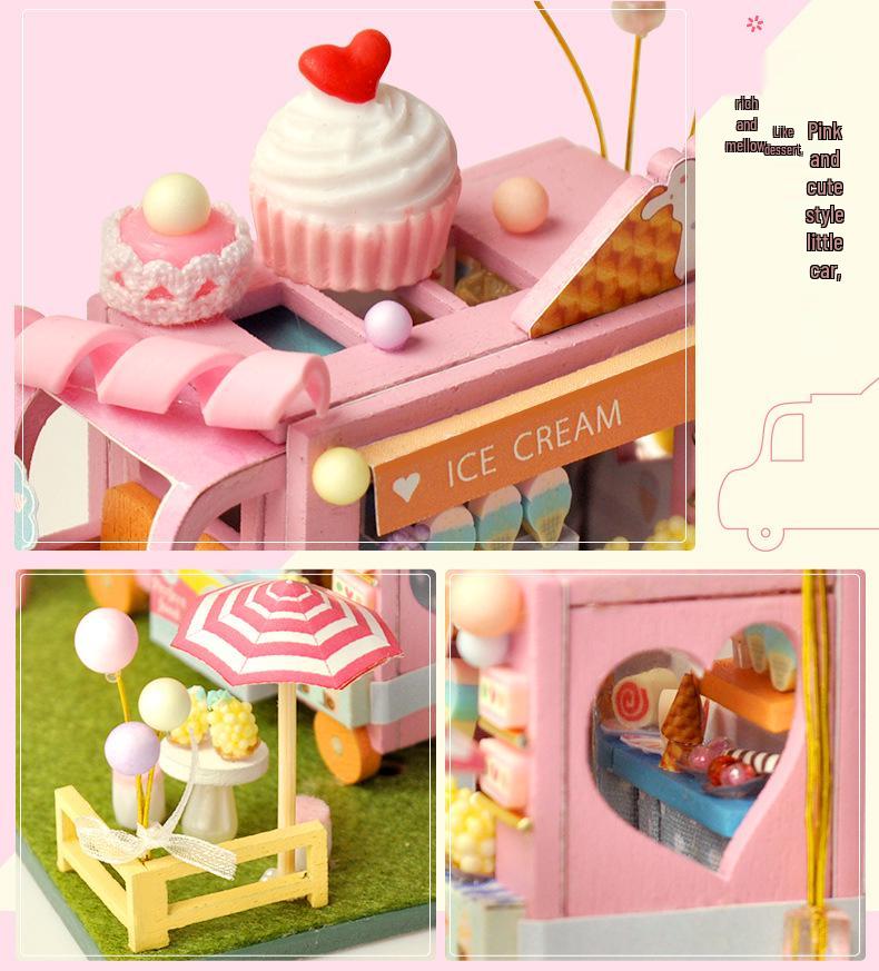 Tianyu DIY Miniature Villa Model Educational Assembly Toy - Creative Birthday Gift for Girls