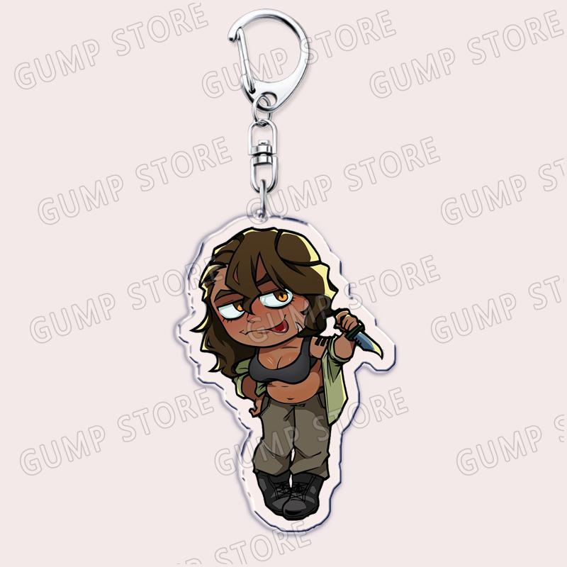Game YKMET Boyfriend To Death Keychain for Accessories Cute Pet Strade Ren Lawrence Keyring Jewelry Friends Fans Gamers Gifts