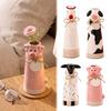Decorative Table Centerpiece Resin Cute Animal Vase, Farmhouse Flower Holder for Home Rustic Office Accents Decor, Pig/Cow/Sheep/Chicken Arrangement