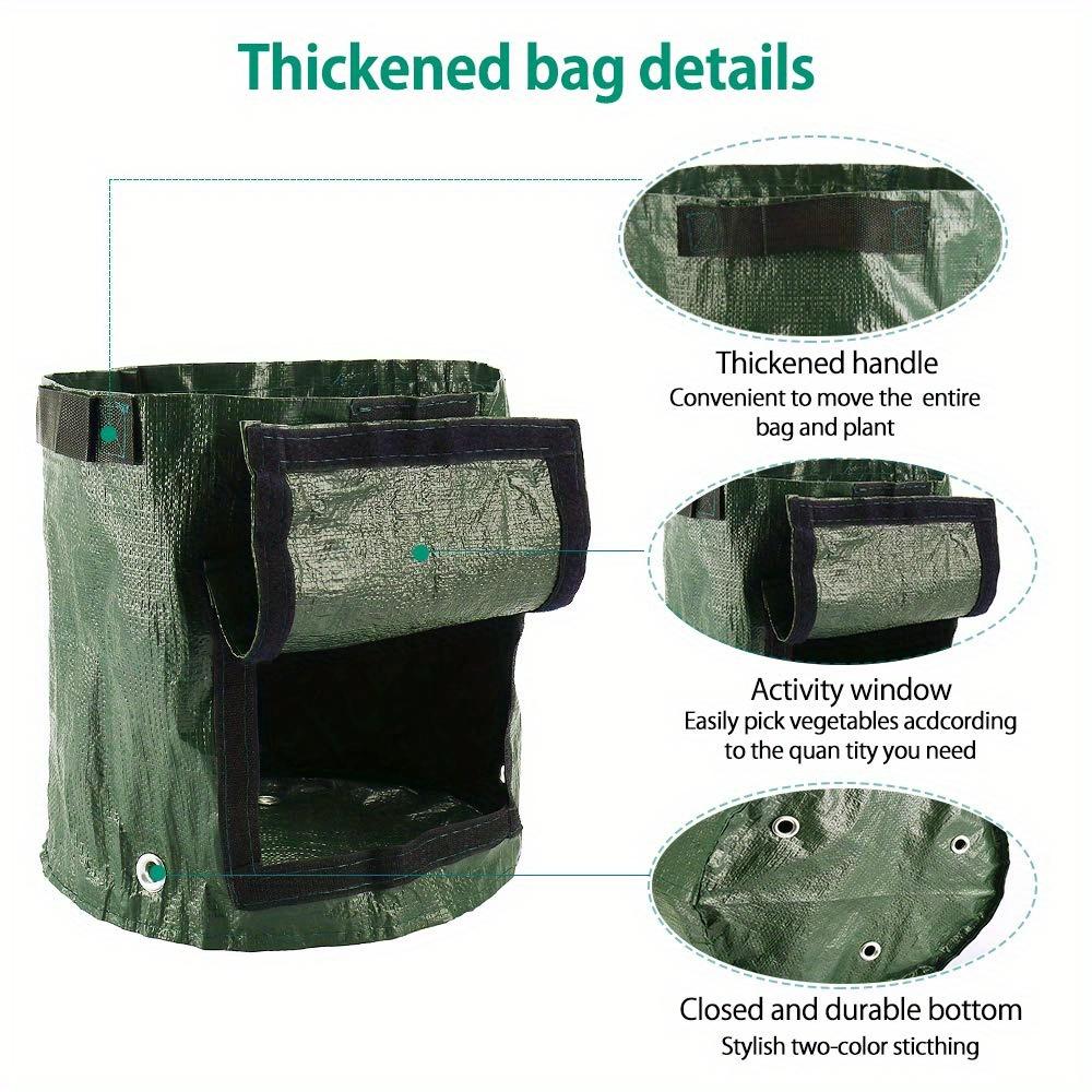 

1Pcs Large Capacity 7 Gallon Reusable Vegetable Gardening Bag with Handle and Ventilation Holes for Indoor and Outdoor Use