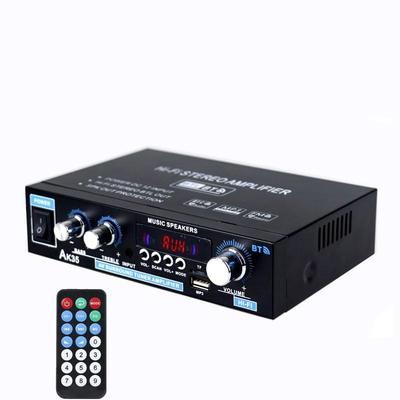AK35 Bluetooth Stereo Audio Amplifier Home Karaoke Sound System Two Channel Car Digital Amplifier 12.5X19X4.5CM