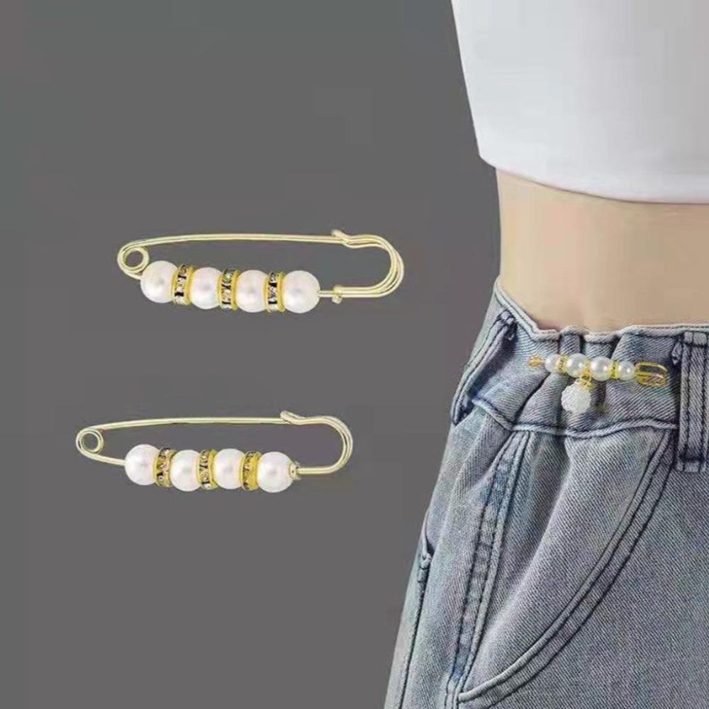Pin Accessories Women Waistband Pin Clothing Brooches Set Dress Shawl Clips Waist Pin Brooch