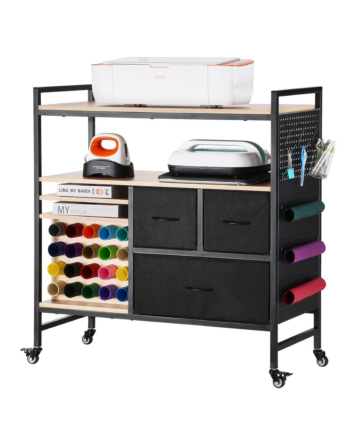 VEVOR Rolling Craft Cart and Storage