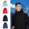 Unisex Waterproof & Windproof Hooded Fashion Storm Jacket, 3-in-1 Design for Outdoor Sports