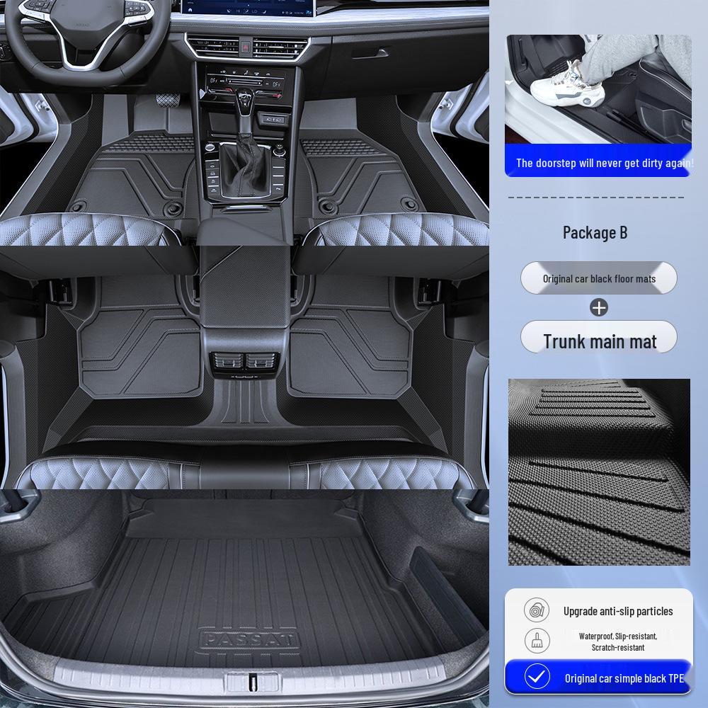 Carpet-Style TPE Floor Mats for Buick Regal 17 - Custom Fit Interior Body Kit Accessories