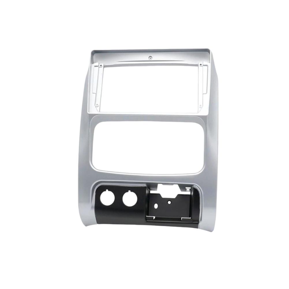 Radio Trim Panel 9inch Car Radio Dashboard Replacement Easy Installation Perfect Fit Seamless Integration ABS Plastic