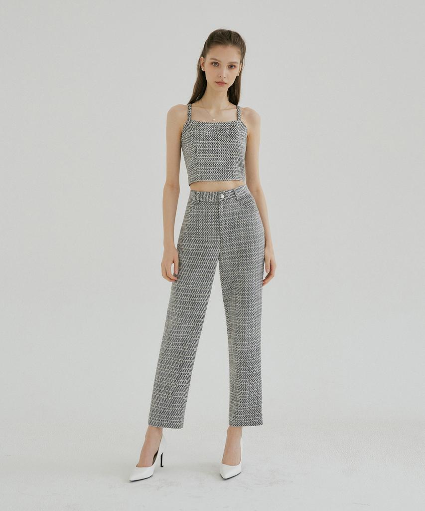MULLION Tweed Straight Pants