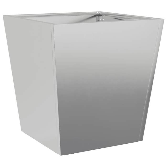 VidaXL Jardinière 40x40x40 cm acier inoxydable, jardinière d'extérieur, boîte à fleurs, boîte de jardin 851062