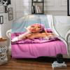 Pink Fantasy Dream Blanket Soft Throw Blanket For Home Bedroom Bed Sofa Travel Office Solid Christmas Blanket