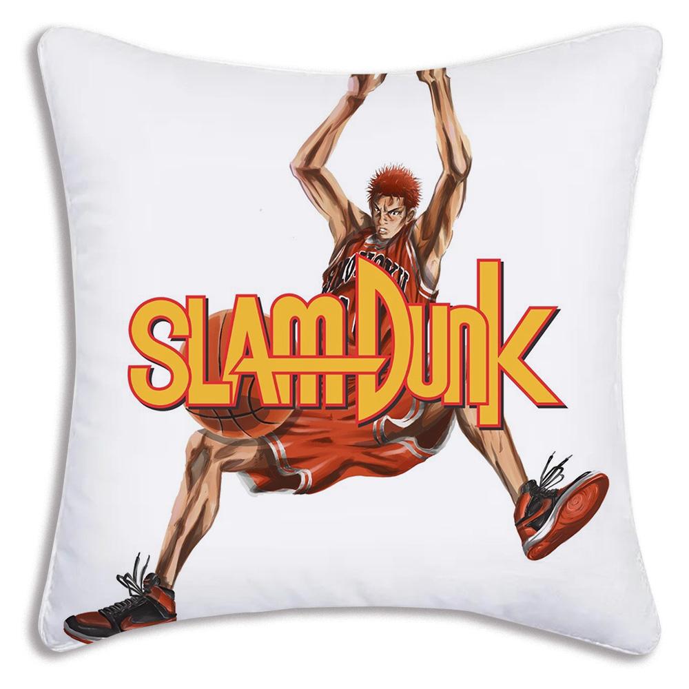Anime For Slams D-Dunk Pillow Covers Cartoon Sofa Decorative Home Double-sided Printing Short Plush Cute Cushion Cover