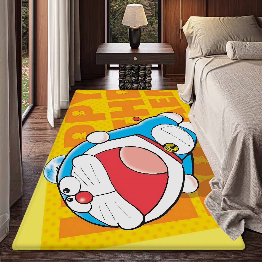 D-Doraemon Floor Mat Cheaper Anti-slip Modern Living Room Balcony Printed Bedside Mats