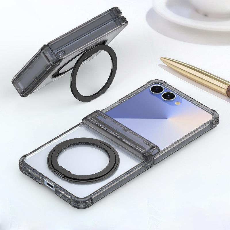 Drop-proof Rotating Magnetic Stand Case for Samsung Z Flip7 - Foldable Screen Protection