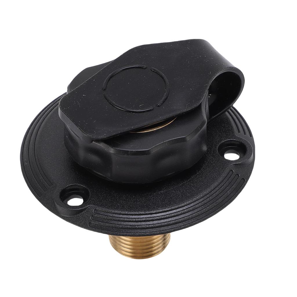 RV City Water Fill Inlet Brass One Way RV Water Inlet Replacement for for RV Trailer Marine