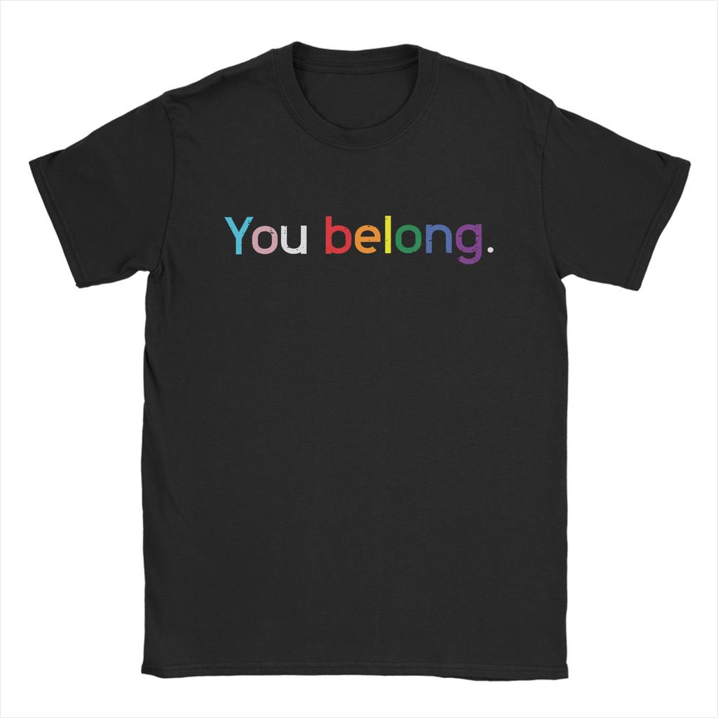 HuUnisex LGBT Gay Pride Month Transgender Rainbow for Unisex Unisex T Shirt Crazy Tee Shirt Crew Neck TShirt Cotton Unique Clothes