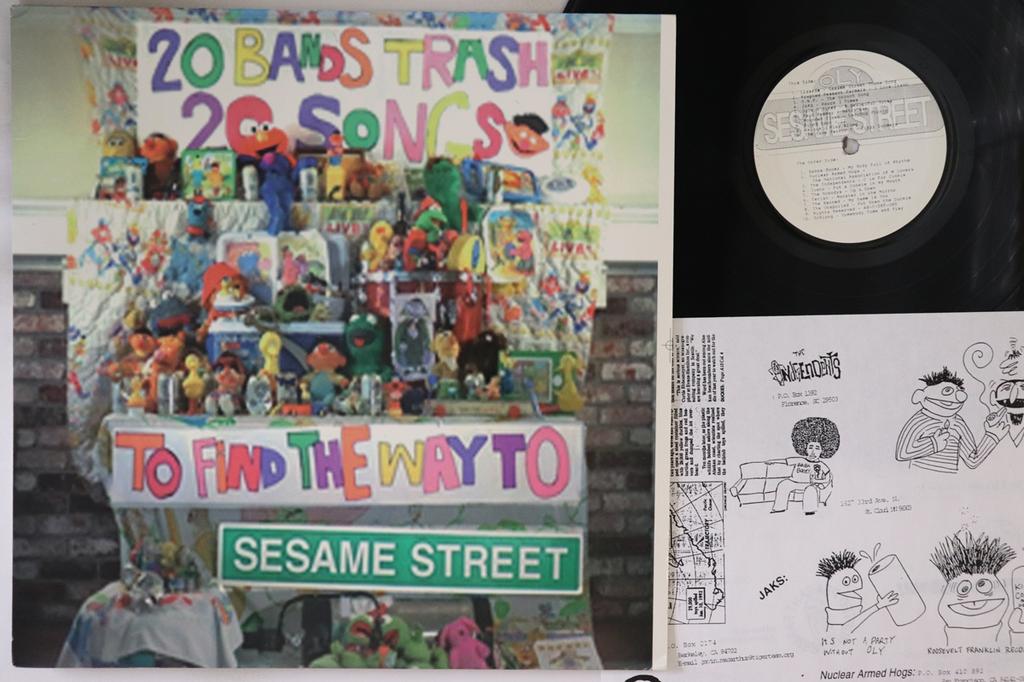 LP Record VARIOUS - 20 Bands Trash 20 Songs To Find The BL3 BUN LENGTH ETC. 1995 US Rock Used