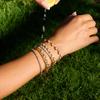 European and American Stainless Steel Zircon Bracelet Jewelry Does Not Fade 18k Titanium Steel