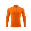 Quick Dry Half-Zip Long Sleeve Running Shirt with Moisture-Wicking Technology