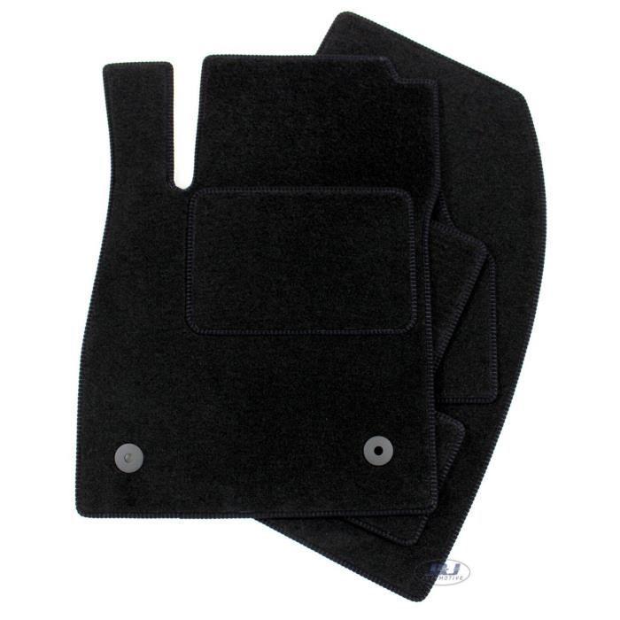 Tapis de Sol Noir Velours - J&amp;J AUTOMOTIVE - Chevrolet Trax - Sur Mesure - Antidérapant - Imperméable