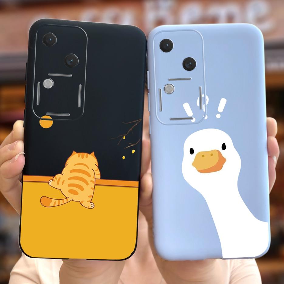 For Vivo V30 Pro Case V2319 Cute Fashion Cartoon Back Cover 6.78'' Soft Silicone Phone Case For Vivo V30 V 30 Pro VivoV30 Bumper