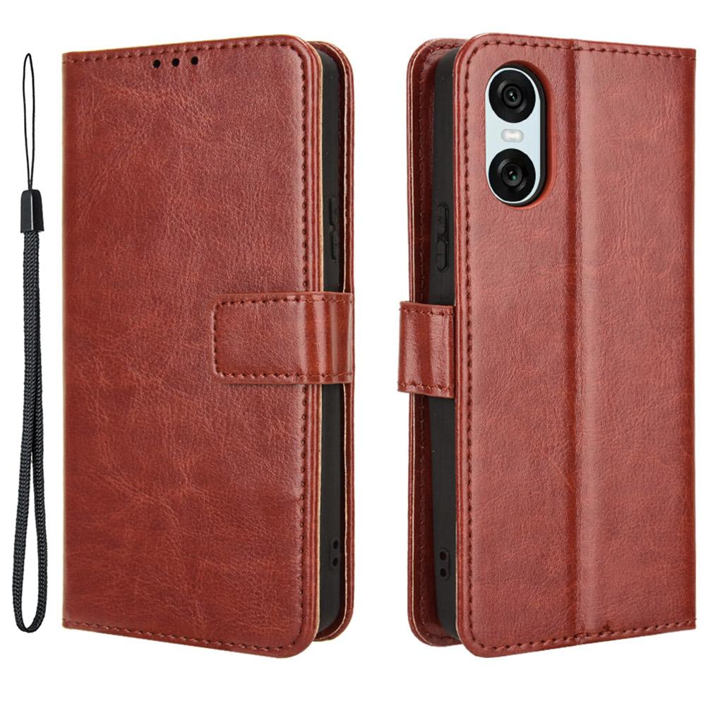 For Sony Xperia 10 VI Wallet Case Leather Flip Phone Cover Mobile Accessories Wholesale Supplier