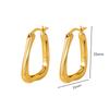 Elegant U-Shaped Earrings: Irregular High-End Design for Women