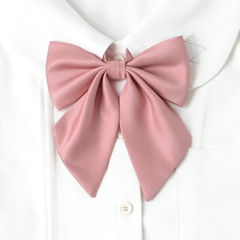 JK Solid Color Feather Bow Tie - Girls' Sailor Uniform Accessory