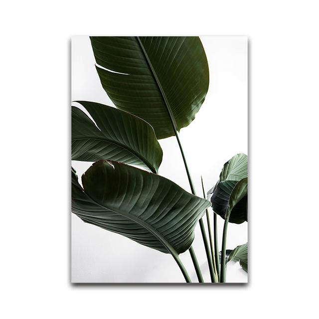 Canvas Painting Vintage Palm Leaf Landscape Poster Quotes Nordic Art Print Modern Scandinavian Wall Picture Living Room Decor