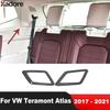Car Rear Roof Audio Speaker Cover Trim For Volkswagen VW Teramont Atlas 2017-   Carbon Fiber Interior Accessories