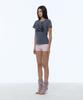Gillaakaibeu Danger Girl Crop T-Shirts_Navy