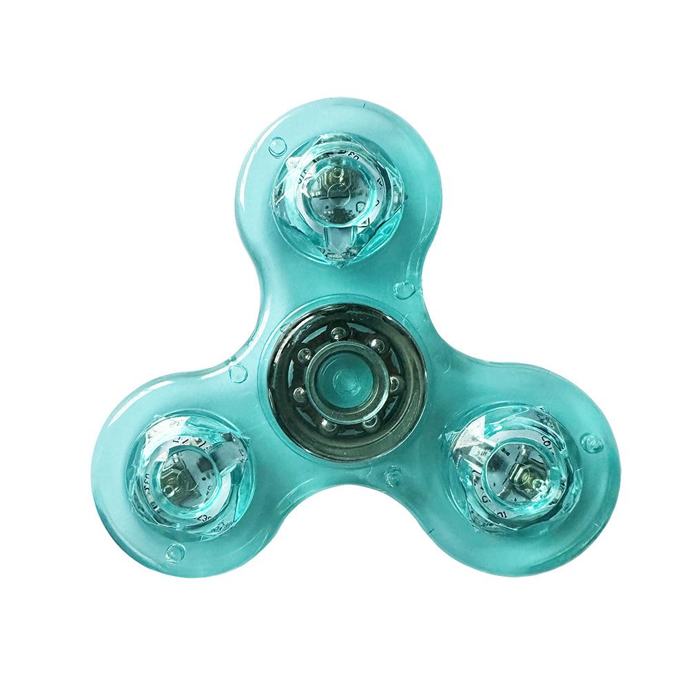 LED Colorful Crystal Fidget Spinner - Eco-friendly & Educational