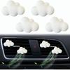 4 Pcs Cloud Air Vent Clips, Cute Cloud Car Air Fresheners Vents Clips Funny Automobile Diffuser Vent Clips Car Interior Decor Charm Cute Automobile