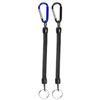 2pcs/lot Anti-lost Spiral Spring Coil Lanyard Rope Scuba Diving Spearfishing