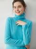 Women's Cashmere High Neck Sweater - Slim Fit Knitwear for Autumn/Winter