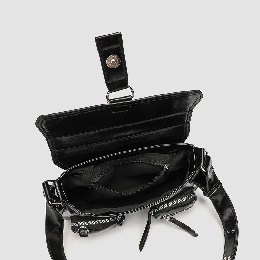 Motorrad Wind Süß Cool Schulter Unterarm Tasche Textur Alles Nischentasche Umhängetasche Tasche