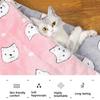 Thicken Cat Mat Breathable Flannel Cat Sleeping Mat Soft Dog Cushion For Small Dog Winter Warm Cat Blanket Cat Accessories